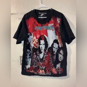 Caifanes El Diablito Graphic Band Tee XL Rock & Death Double Sided